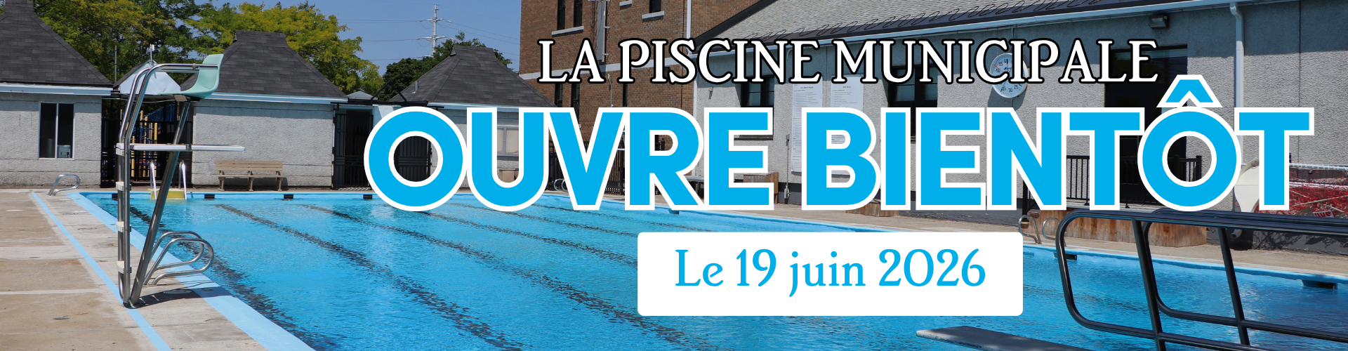 Ouverture de la piscine municipale