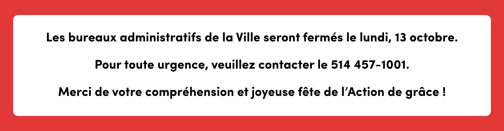 Congé férié