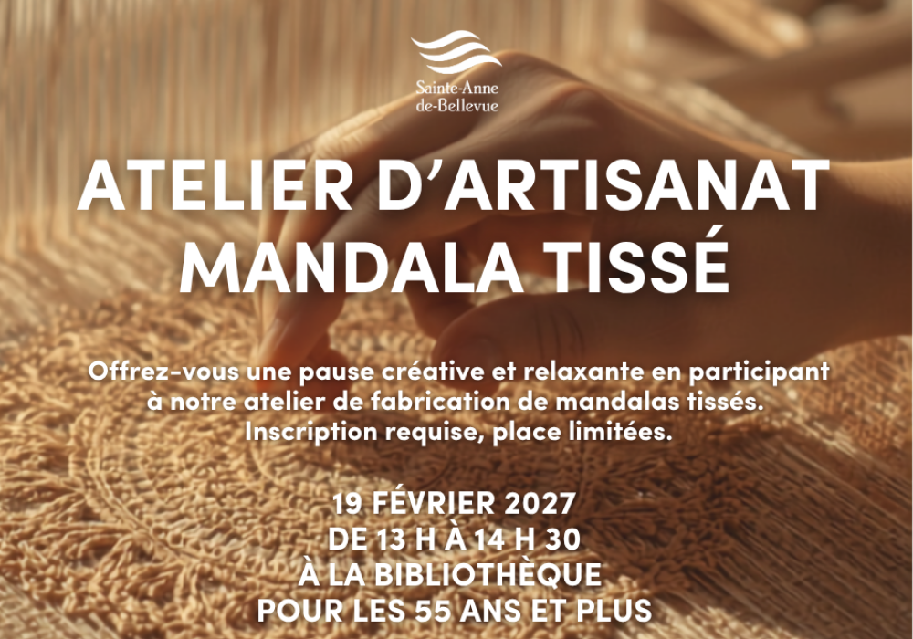 Atelier d’artisanat | Mandala tissé