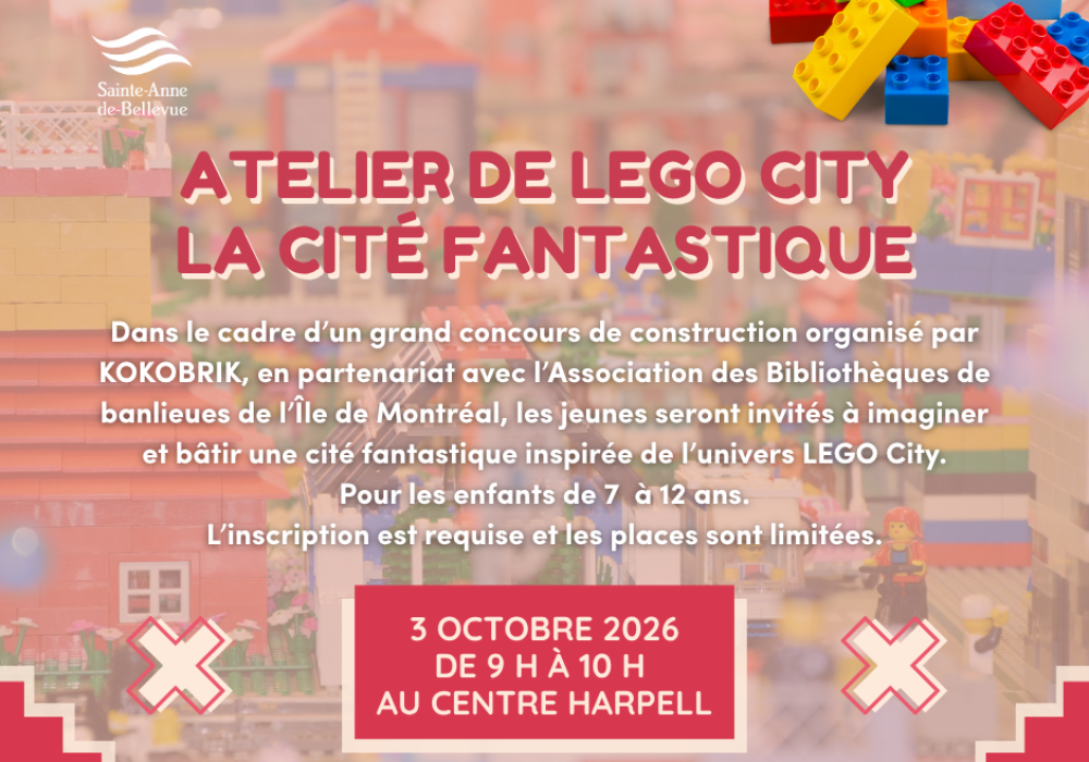 Atelier de LEGO City | La cité fantastique