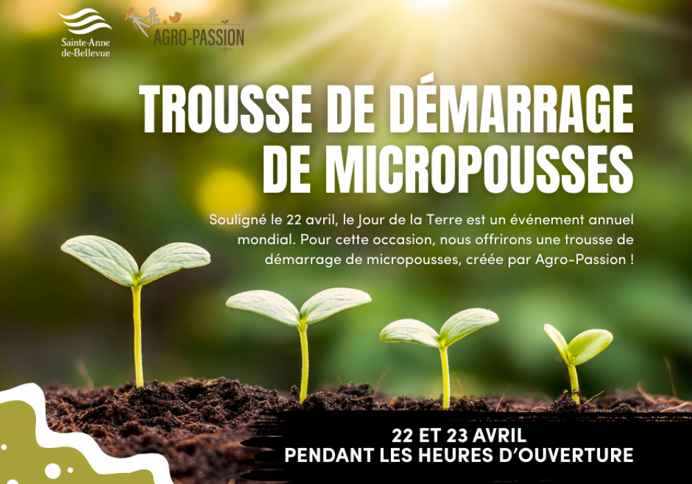 Célébrez le Jour de la terre | Trousse de démarrage de micropousses en cadeau