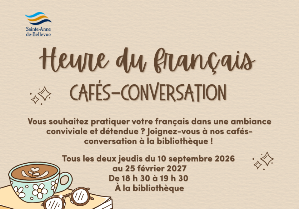 Heure du français | Cafés-conversation