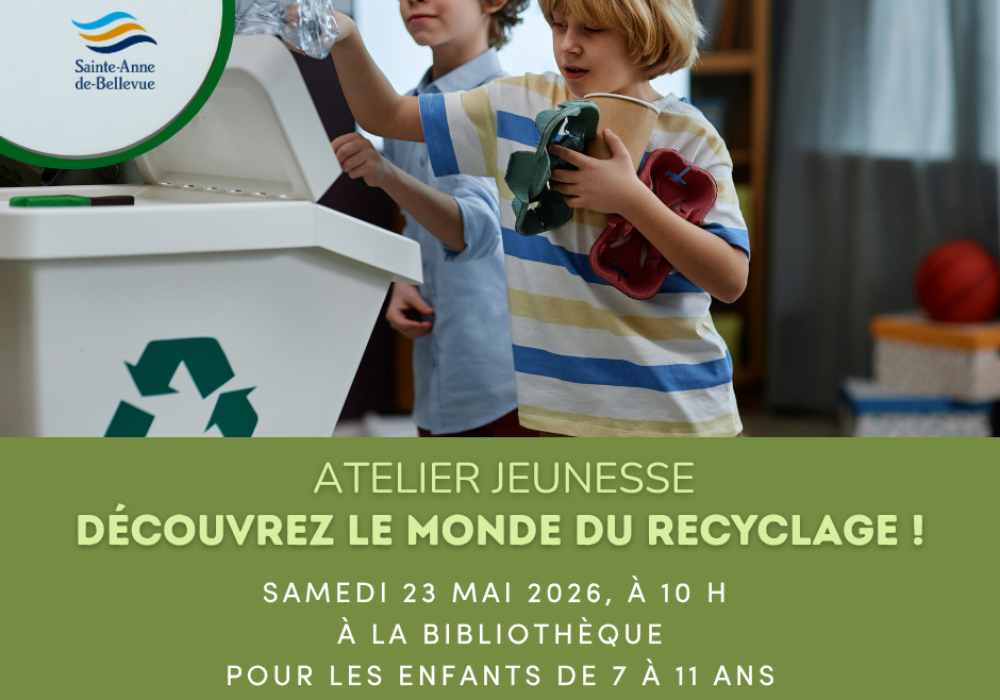 Atelier jeunesse : découvrez le monde du recyclage