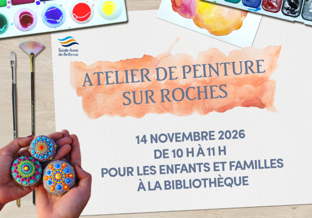 Atelier de peinture sur roches - Enfants et familles
