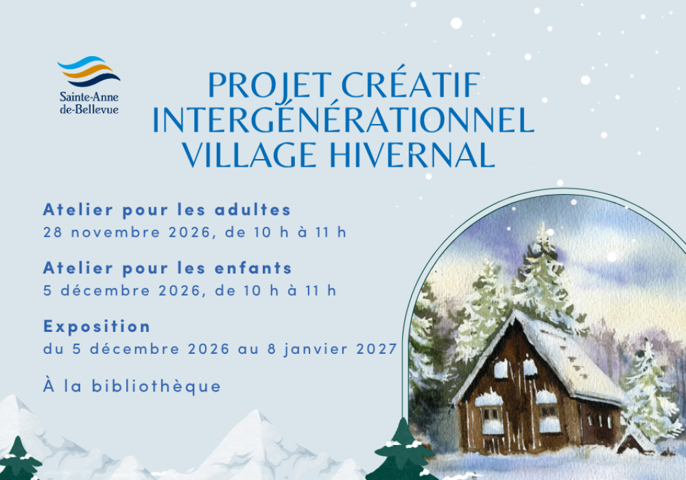 Projet créatif intergénérationnel – Village hivernal