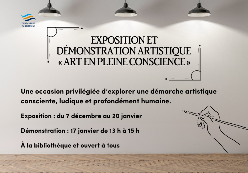 Exposition artistique « Art en pleine conscience »
