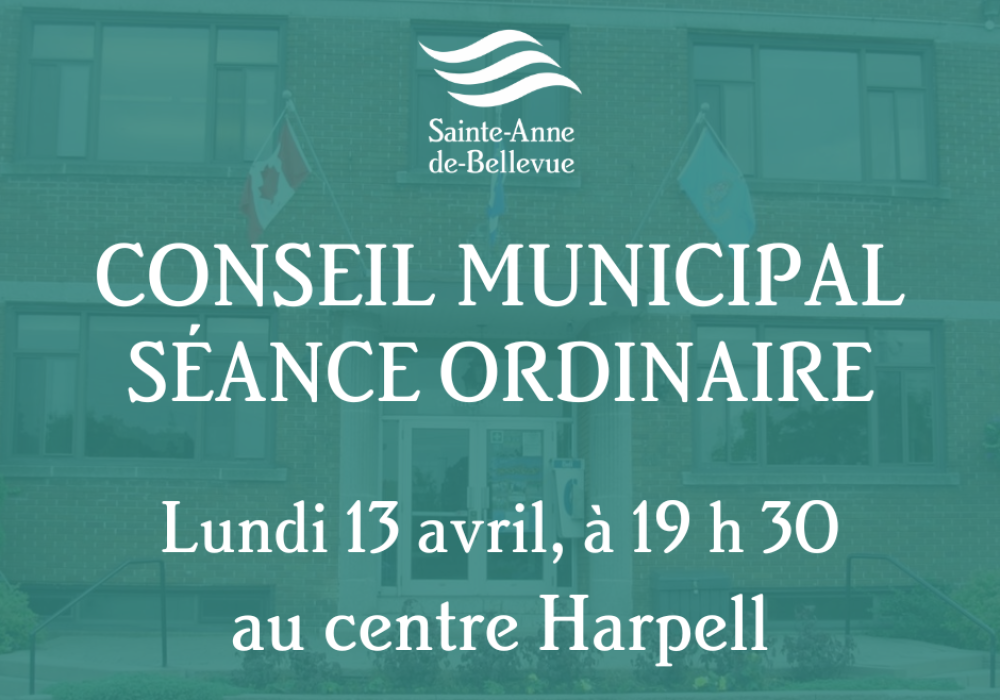 Conseil municipal : séance ordinaire