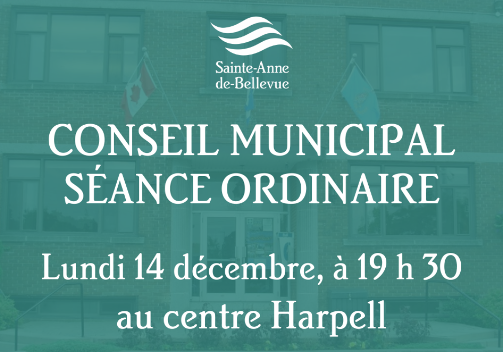 Conseil municipal : séance ordinaire