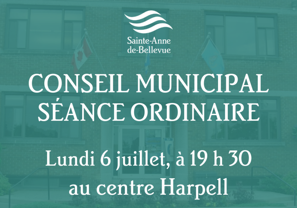 Conseil municipal : séance ordinaire