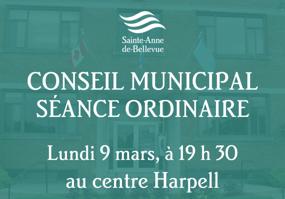 Conseil municipal : séance ordinaire