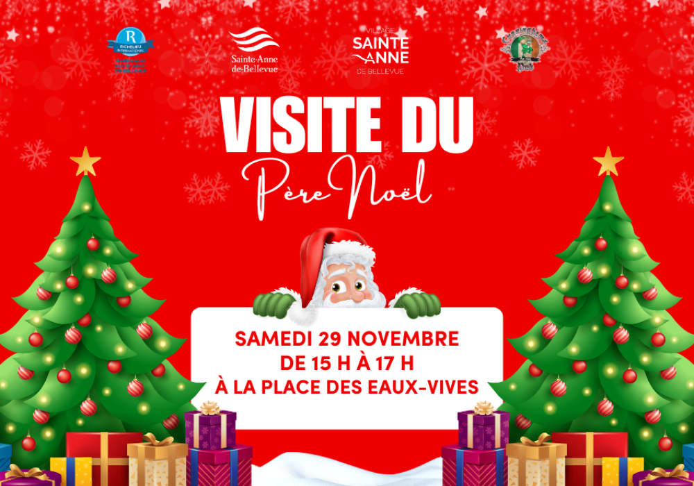 La visite du père Noël