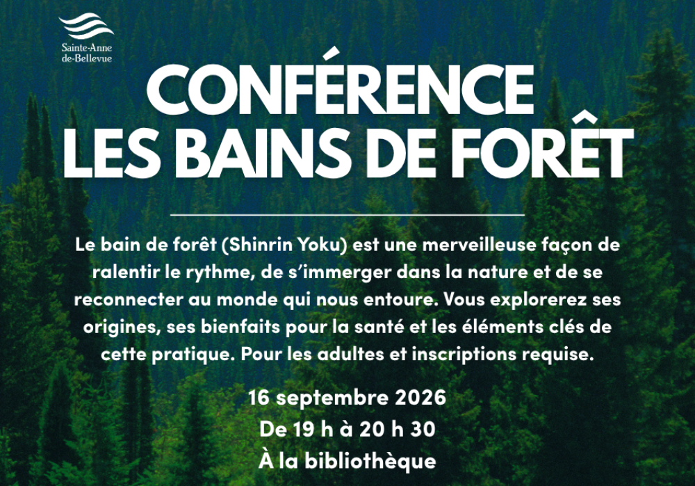 Conférence | Les bains de forêt