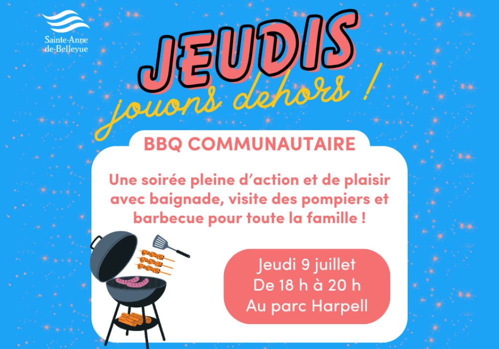 Jeudis Jouons Dehors : BBQ communautaire