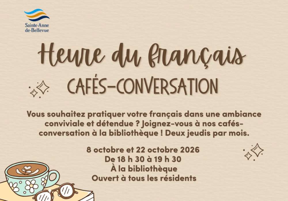 Heure du français | Cafés-conversation