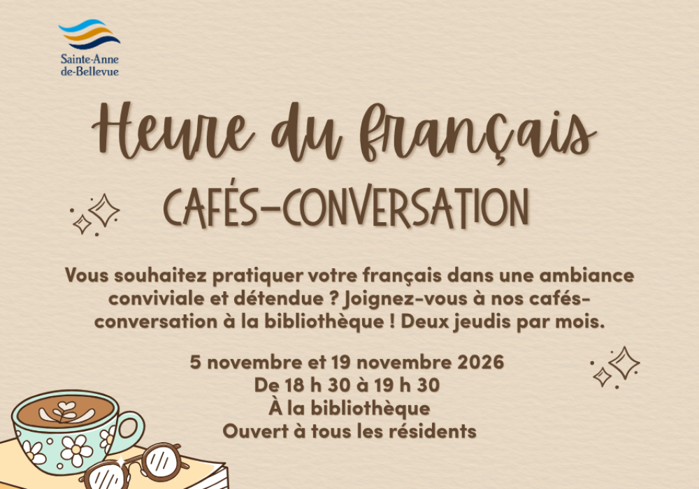 Heure du français | Cafés-conversation