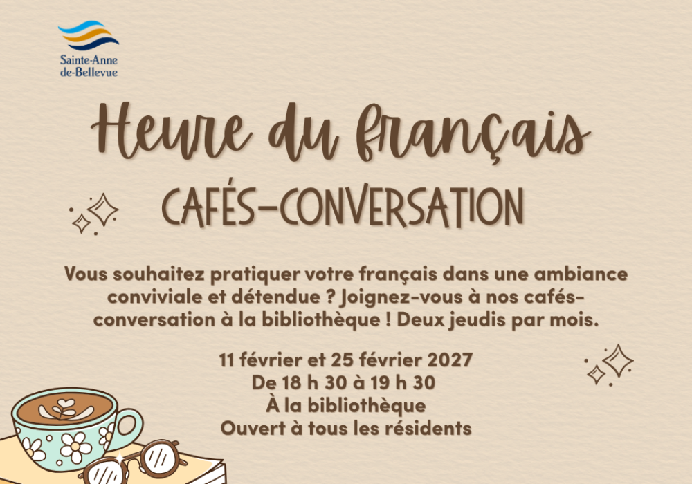 Heure du français | Cafés-conversation