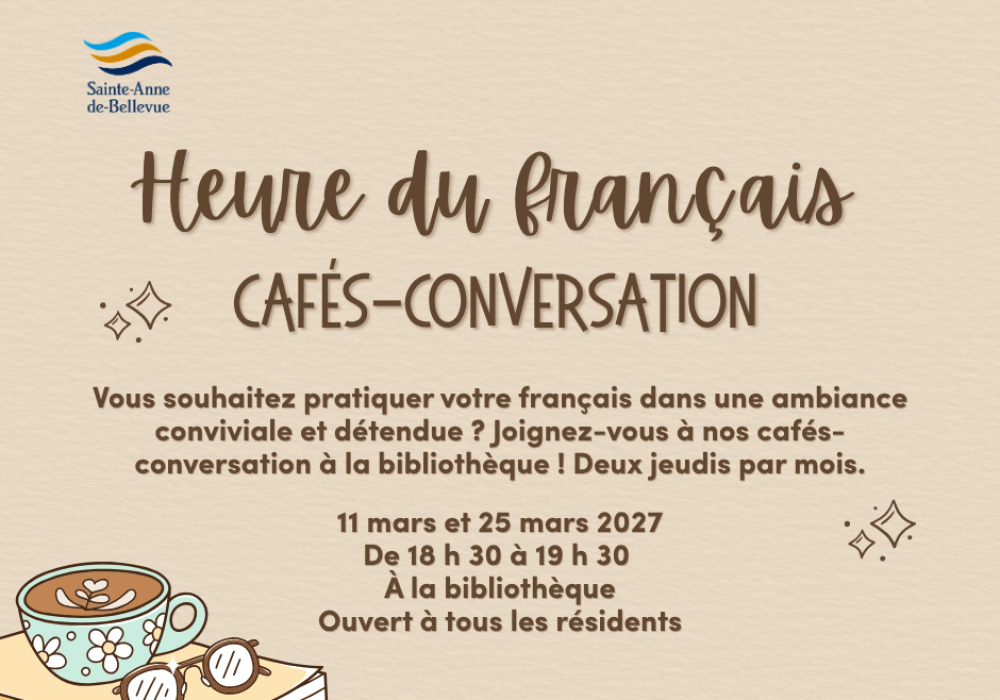 Heure du français | Cafés-conversation