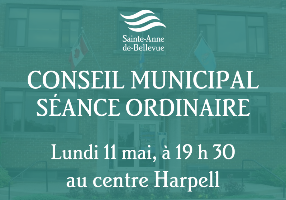 Conseil municipal : s&eacute;ance ordinaire du 11 mai