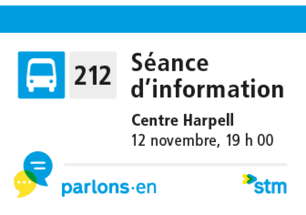 Séance d’information : Changement à la ligne 212 et bonification du service de taxi collectif 281