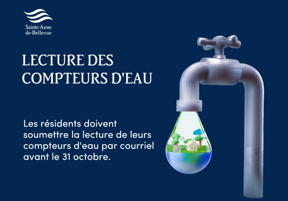 Lecture des compteurs d’eau 2025