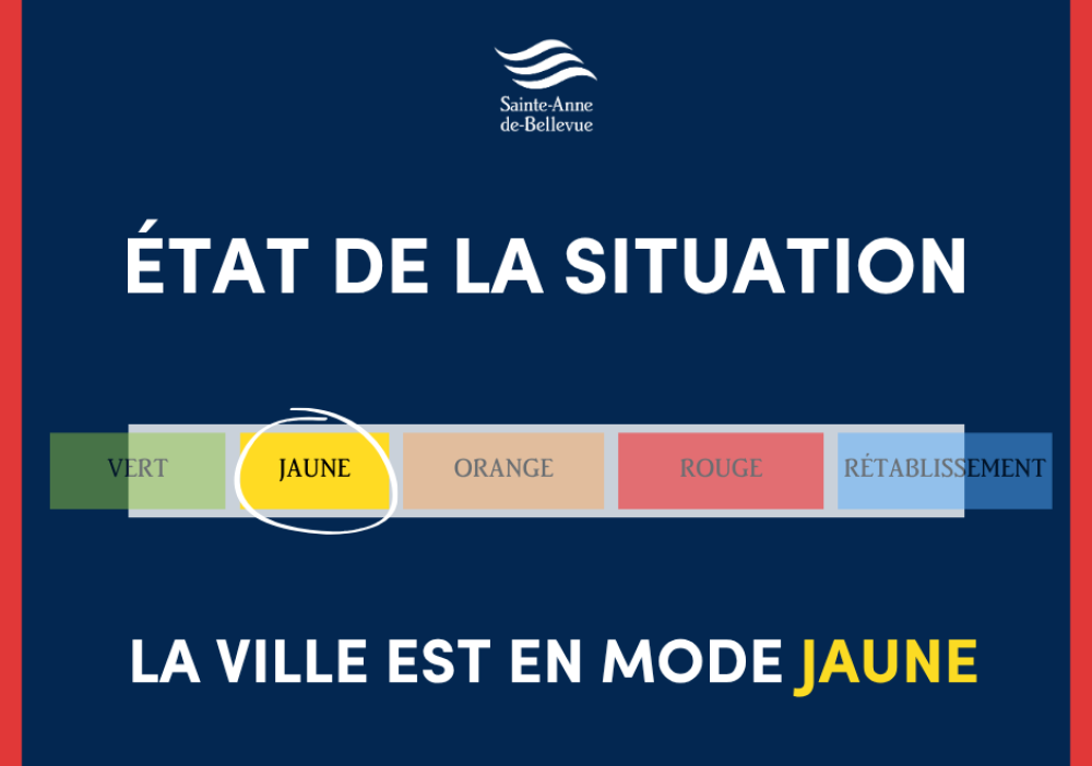 &Eacute;tat de la situation : la Ville a activ&eacute; le mode JAUNE (27 ao&ucirc;t 2026)