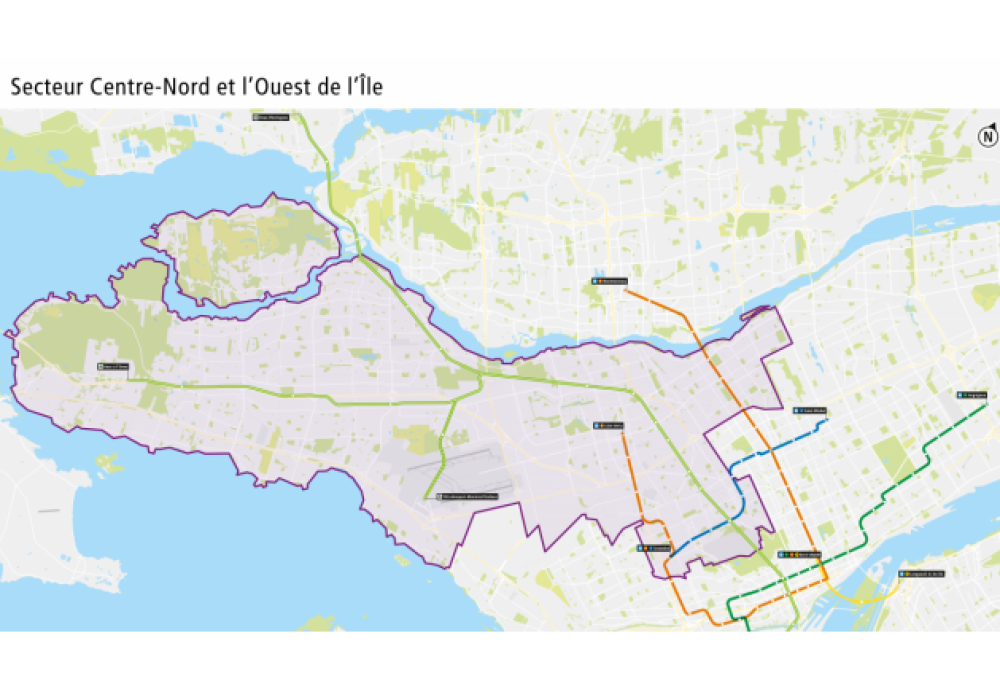 STM : Refonte du r&eacute;seau bus du Centre-Nord et l&rsquo;Ouest-de-l&rsquo;&Icirc;le