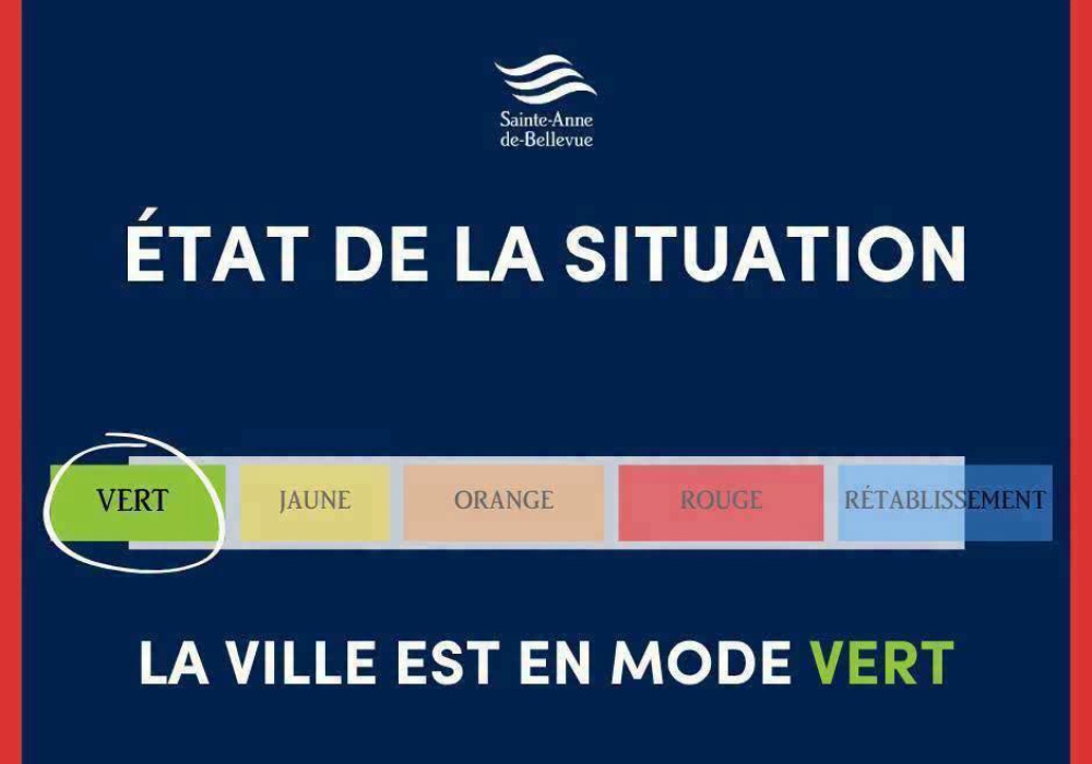 &Eacute;tat de la situation : la Ville revient en mode VERT (24 ao&ucirc;t 2026)