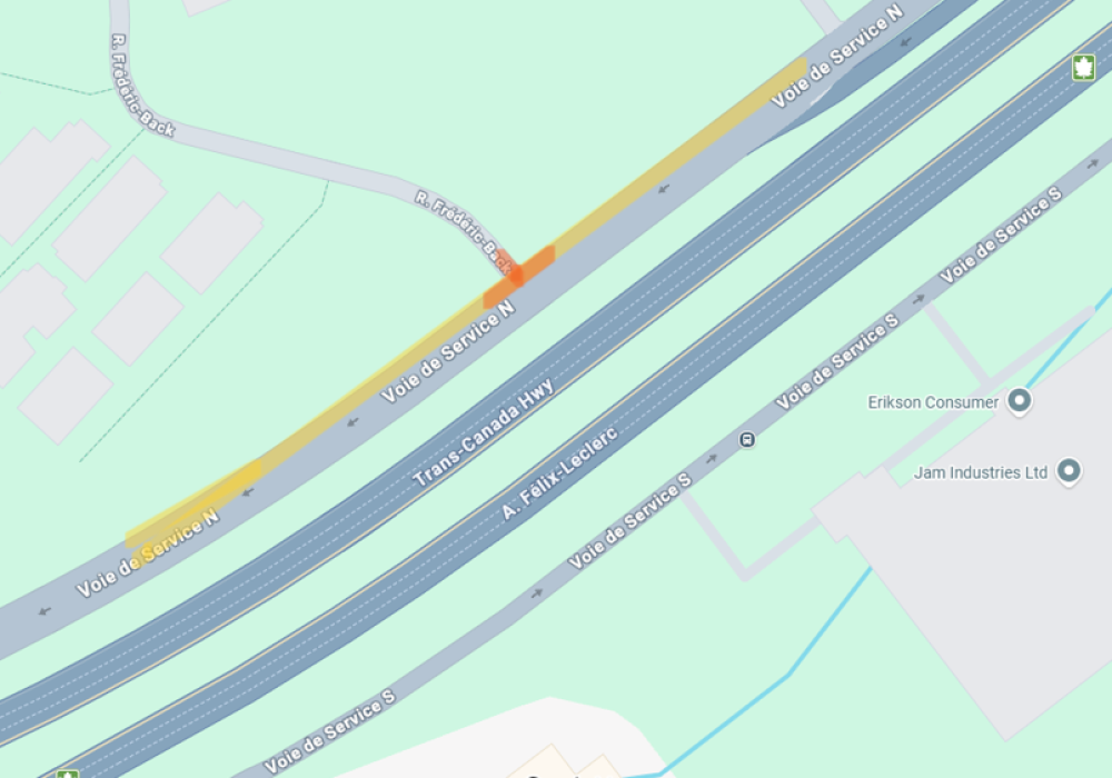 Avis de travaux sur la voie de service nord de l&rsquo;A-40 et entraves &agrave; la circulation
