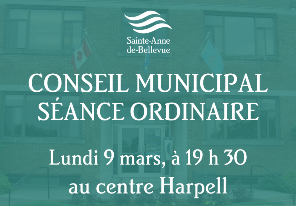 Conseil municipal : s&eacute;ance ordinaire du 9 mars