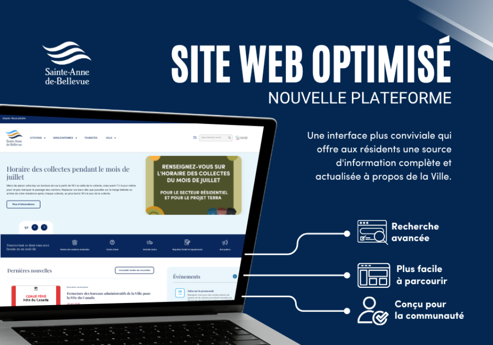Une nouvelle version de notre site web municipal sera disponible tr&egrave;s bient&ocirc;t