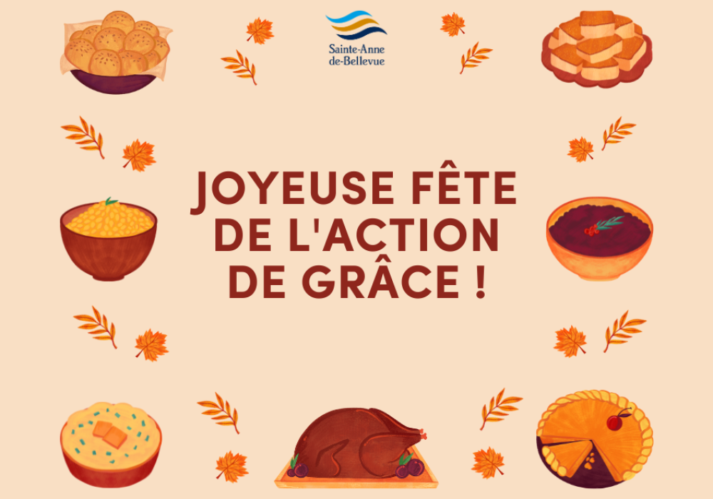 Joyeuse fête de l’Action de grâce !