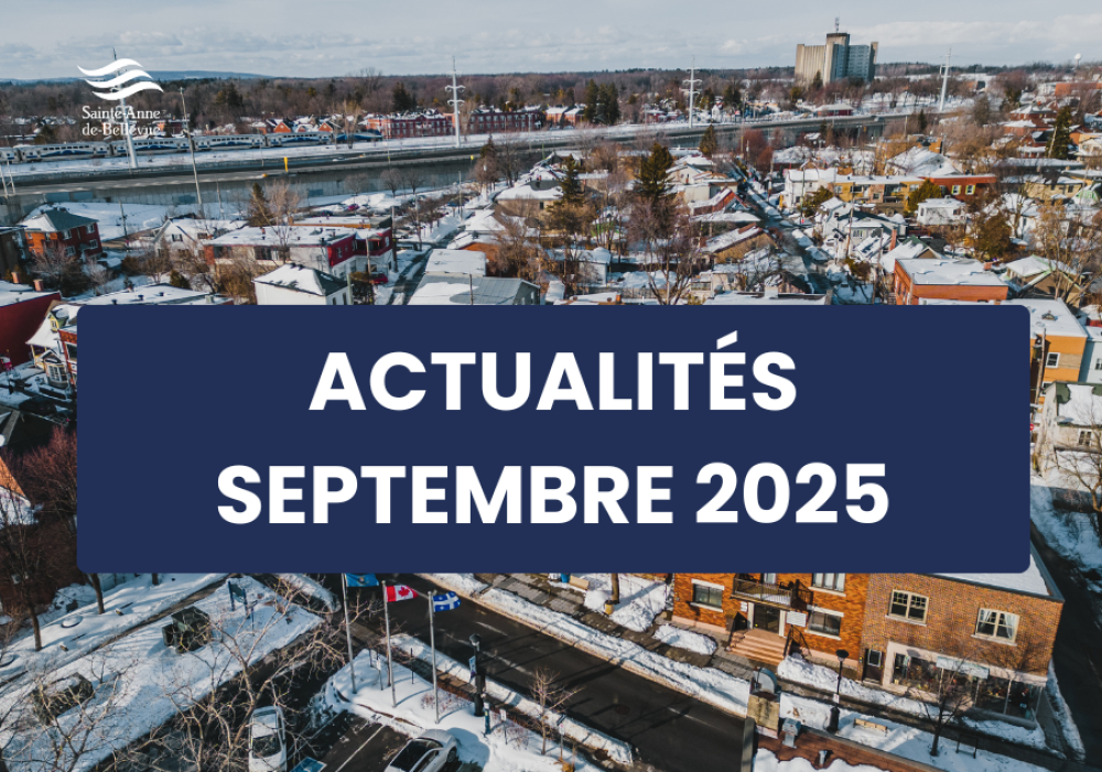Infolettre des actualités du mois de septembre 2025