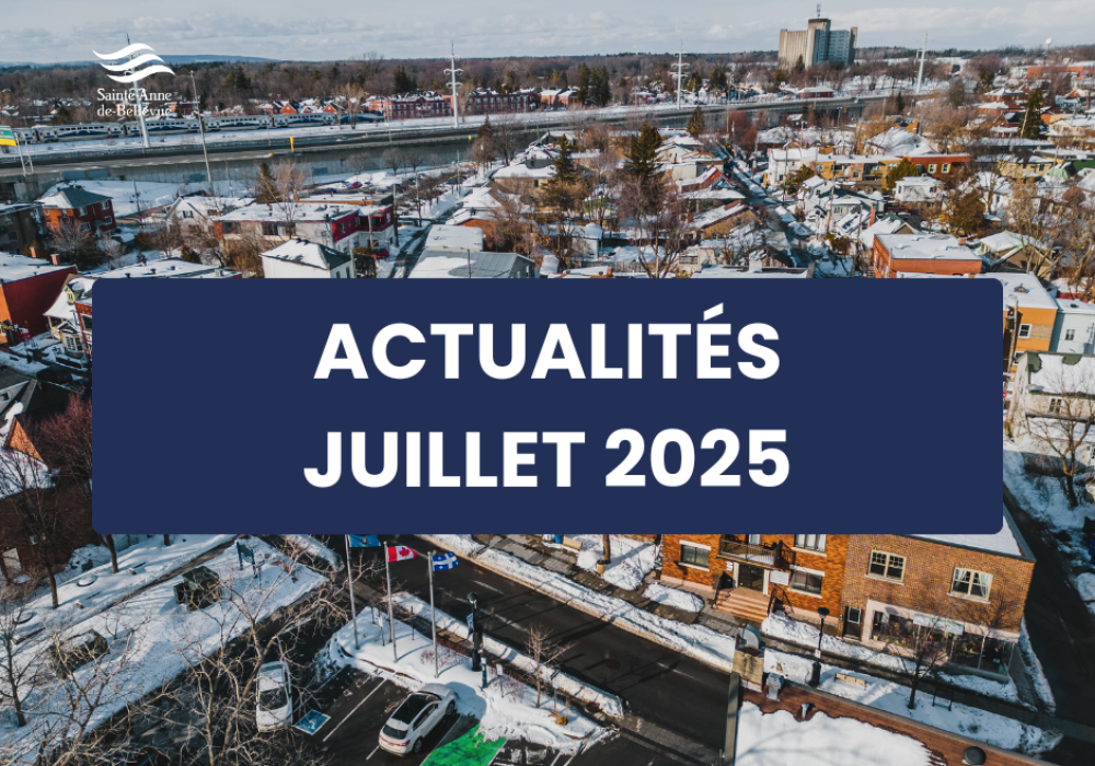 Infolettre des actualit&eacute;s du mois de juillet 2025