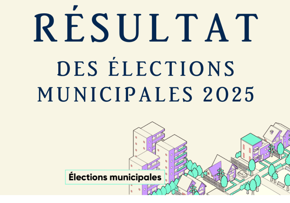 Les r&eacute;sultats des &eacute;lections municipales sont maintenant disponibles.