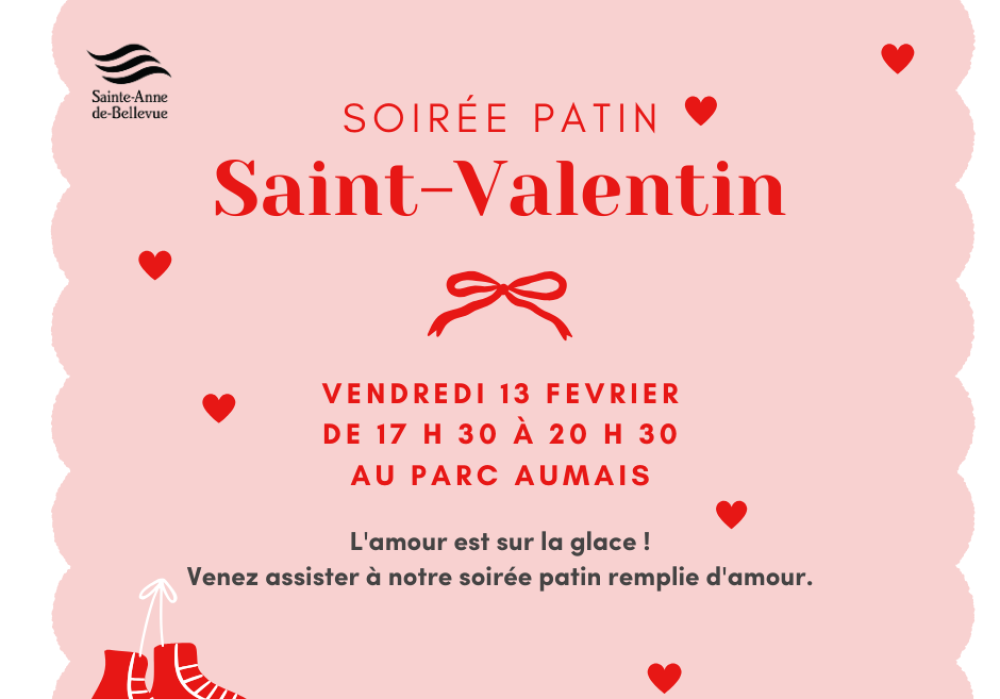 Soir&eacute;e patin Saint-Valentin