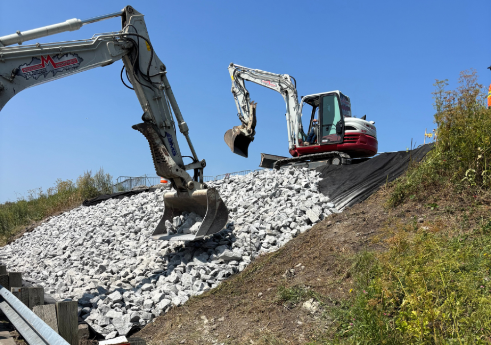 Fin des travaux de la piste cyclable entre l’A40 et le chemin des Pins