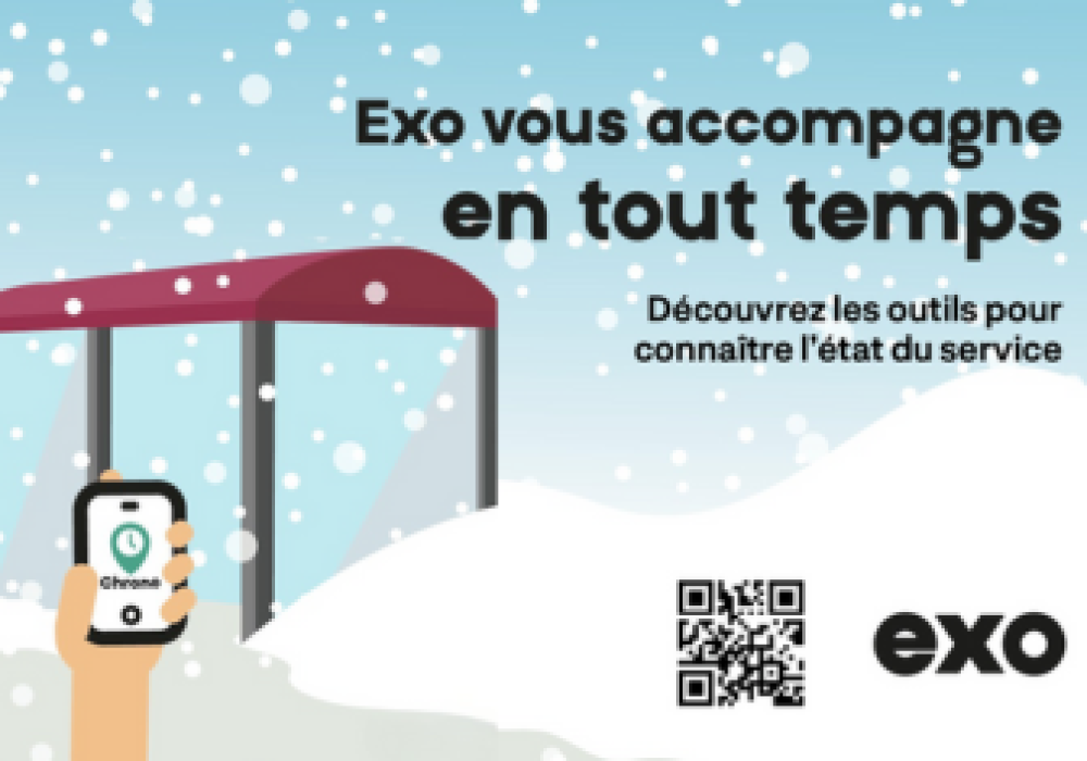 Exo, partenaire de vos d&eacute;placements hivernaux