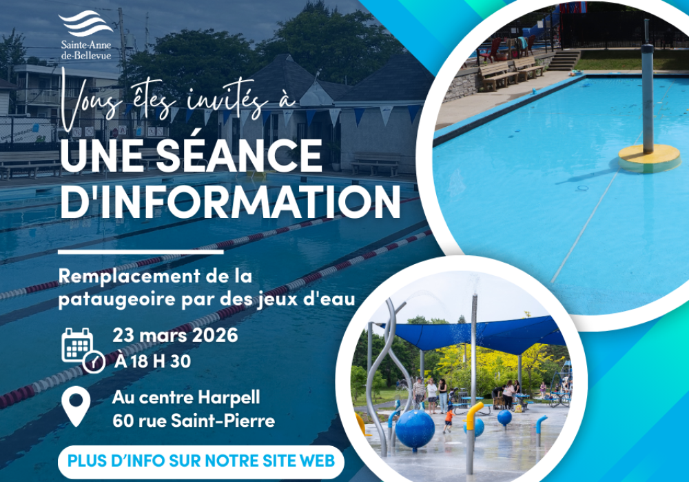 S&eacute;ance d&rsquo;information pour le remplacement de la pataugeoire par des jeux d&rsquo;eau 