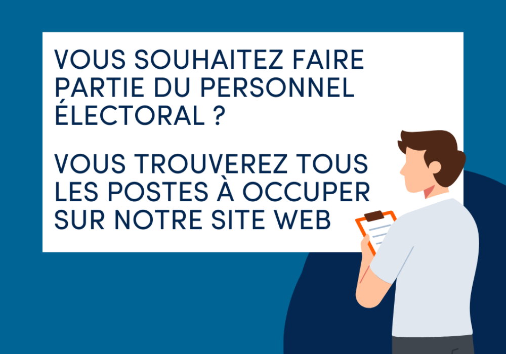 Rejoignez notre personnel &eacute;lectoral
