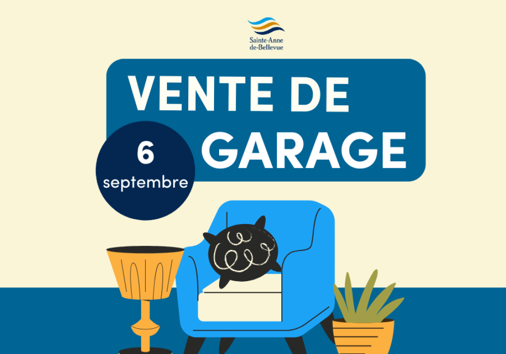Vente de garage : 6 septembre
